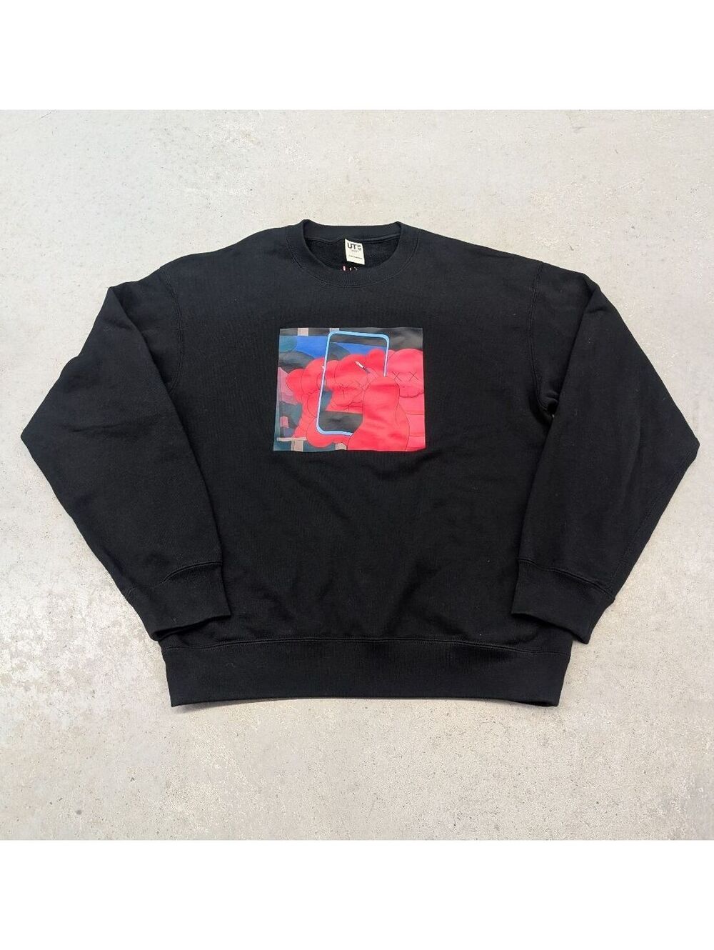 Andy Warhol x KAWS x Uniqlo Artist Black Sweater